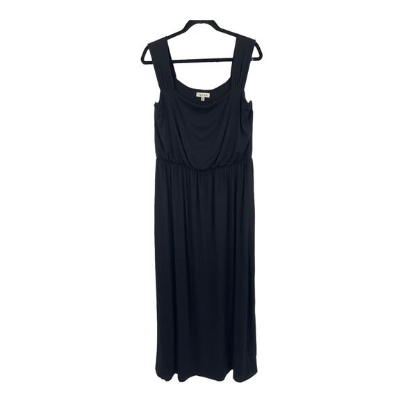 Mila Mae dress sleeveless knit stretch black size X-Large XL - Picture 1 of 4